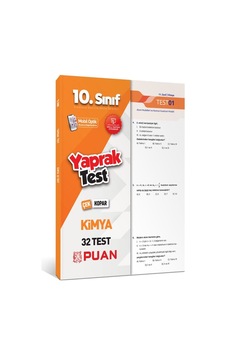 Puan Yayınları 10. Sınıf Kimya Yaprak Test Puan Puan Yayınları 10. Sınıf Kimya Yaprak Test Puan