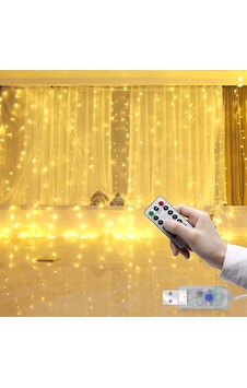 Tel Perde Led 3 3m 300 Led Gün Işığı Pop Tel Perde Led 3 3m 300 Led Gün Işığı Pop