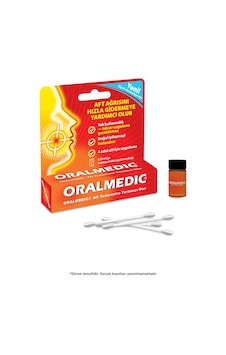 Oralmedic Aft (Ağız Yarası) Tek Kullanımlık Pamuklu Çubuklu Aplikatör
