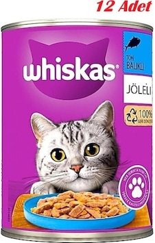 Whiskas Konserve Kedi Maması Ton Balıklı 400 Gr X 12 Adet