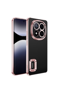 Xiaomi Redmi Note 14 Pro 5g Kılıf Kamera Korumalı Logo Gösteren Zore Omega Kapak Rose Gold Xiaomi Redmi Note 14 Pro 5g Kılıf Kamera Korumalı Logo Gösteren Zore Omega Kapak Rose Gold