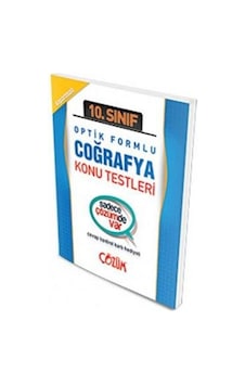 10.Sınıf Coğrafya Konu Testleri Yaprak Test - Çözüm Yayınları 10.Sınıf Coğrafya Konu Testleri Yaprak Test - Çözüm Yayınları