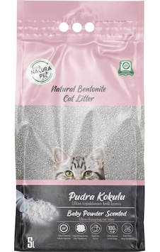 Eco Natura Bebek Pudrası Kokulu Kalın Topaklaşan Bentonit Kedi Kumu 5 L Eco Natura Bebek Pudrası Kokulu Kalın Topaklaşan Bentonit Kedi Kumu 5 L