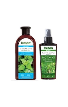 Tresan Isırgan Otu Yağlı Saçlar için Bakım Şampuanı 300 ML + Saç Toniği 125 ML Tresan Isırgan Otu Yağlı Saçlar için Bakım Şampuanı 300 ML + Saç Toniği 125 ML
