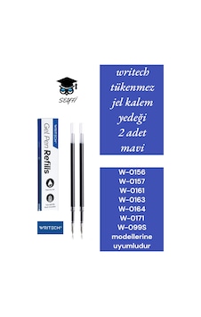 Writech Tükenmez Jel Kalem Yedeği 2 Adet Mavi W-0156 W-0157 W-0161 W-0163 W-0164 W-0171 W-099s Diğer Writech Tükenmez Jel Kalem Yedeği 2 Adet Mavi W-0156 W-0157 W-0161 W-0163 W-0164 W-0171 W-099s Diğer