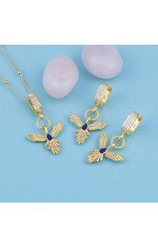 Gümüş Pazarım Safir Taşlı Altın Kaplama Anka Kuşu 925 Ayar Gümüş Set Gümüş Gümüş Pazarım Safir Taşlı Altın Kaplama Anka Kuşu 925 Ayar Gümüş Set Gümüş
