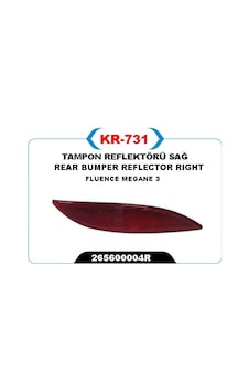 Gld-spt- Tampon Reflektörü Sağ Fluence-megane 3 Gld-spt- Tampon Reflektörü Sağ Fluence-megane 3