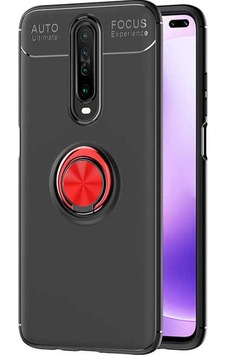 Xiaomi Redmi K30 Kılıf Zore Ravel Silikon Kapak Siyah-Kırmızı Xiaomi Redmi K30 Kılıf Zore Ravel Silikon Kapak Siyah-Kırmızı