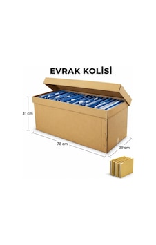 Kolix 10 Adet Arşiv Kutusu Arşiv Kolisi Dosya Kutusu Klasör Kutusu Zımbalı Dosya Kutusu Karton Koli 78x39x31cm Kolix 10 Adet Arşiv Kutusu Arşiv Kolisi Dosya Kutusu Klasör Kutusu Zımbalı Dosya Kutusu Karton Koli 78x39x31cm
