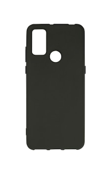 Tcl 20e Kılıf Kamera Korumalı Silikon Rubber Arka Kapak Siyah
