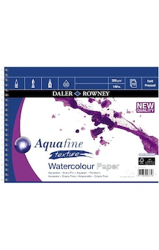 Daler Rowney Aquafine Texture Spiralli 12 Yaprak 300g 30.5x40.6 CM Daler Rowney Aquafine Texture Spiralli 12 Yaprak 300g 30.5x40.6 CM