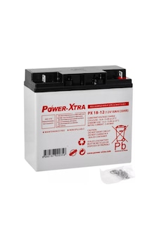 Power-Xtra PX18-12 12 V 18 Ah Bakımsız Kuru Akü