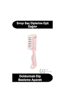 Saç Bakım Yağı Uygulama Tarağı Serum Aplikatörü Yeniden Doldurulabilir Hazneli Sızdırmaz Contalı Kaf Diğer