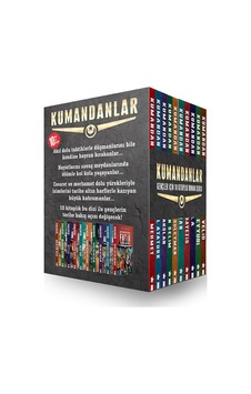Kumandanlar Seti-Kutulu-10 Kitap Takım - Yiğit Recep Efe - Acayip Kumandanlar Seti-Kutulu-10 Kitap Takım - Yiğit Recep Efe - Acayip
