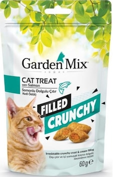 Garden Mix Somonlu İçi Dolgulu Kedi Ödülü 60gr Garden Mix Somonlu İçi Dolgulu Kedi Ödülü 60gr