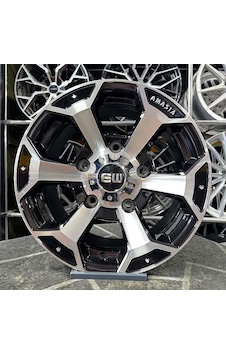 16 İnç 5x160 Transit Siyah Elmas Kesim Jant Modeli Fiat