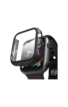 Apple Watch Series 6 44mm İçin Kılıf Matte Premium Slim Watchband Siyah Watch Series 6 44mm İle Uyumlu Kılıf - Siyah Çok Renkli Apple Watch Series 6 44mm İçin Kılıf Matte Premium Slim Watchband Siyah Watch Series 6 44mm İle Uyumlu Kılıf - Siyah Çok Renkli