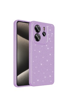 Xiaomi Redmi Note 14 5g Kılıf Kamera Korumalı Simli Lüks Zore Koton Kapak Lila Xiaomi Redmi Note 14 5g Kılıf Kamera Korumalı Simli Lüks Zore Koton Kapak Lila