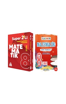 Örnek Akademi 8. Sınıf Süper İkili Matematik Seti Ve Okyanus Clasmate Soru Bankası Seti 2 Kitap Örnek Akademi 8. Sınıf Süper İkili Matematik Seti Ve Okyanus Clasmate Soru Bankası Seti 2 Kitap