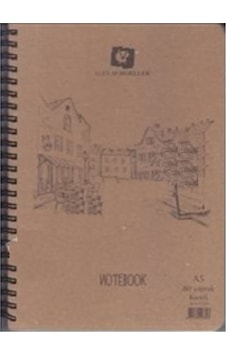 Alex Schoeller A5 Spiralli Kraft Kapak Defter 80 Yp Alx-0343 Alex Schoeller A5 Spiralli Kraft Kapak Defter 80 Yp Alx-0343