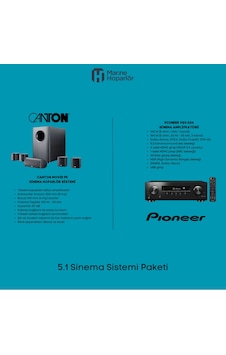 Pioneer VSX-534 Amflikatör + Canton Movie Sinema Sistemi
