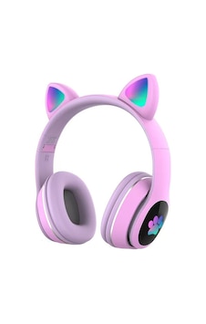 Lapas P40 Bluetooth 5.0 Kedi Kulaklı Tasarımlı Rgb Işıklı Kulak Üstü Kulaklık Lapas P40 Bluetooth 5.0 Kedi Kulaklı Tasarımlı Rgb Işıklı Kulak Üstü Kulaklık