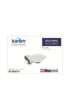 Boheme Karlim Dicle Serisi Sabunluk Krom