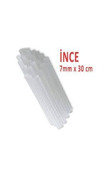 Silikon Çubuk İnce 7 MM Mum Silikon 30 CM 10 Adet Silikon Çubuk İnce 7 MM Mum Silikon 30 CM 10 Adet