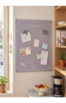 The Mia Magnet Panosu 70x50 Cm Açık Gri Krn0040