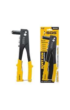 Sgs 1043 Profesyonel Perçin Tabancası Seti 9.5" 4 Farklı Başlık Ve 30 Yedek Perçin Sgs 1043 Profesyonel Perçin Tabancası Seti 9.5" 4 Farklı Başlık Ve 30 Yedek Perçin