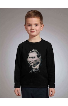 Tshirthane Ulu Önder Gazi Mustafa Kemal Atatürk Portre Baskılı Çocuk Siyah (529021166) Siyah Tshirthane Ulu Önder Gazi Mustafa Kemal Atatürk Portre Baskılı Çocuk Siyah (529021166) Siyah