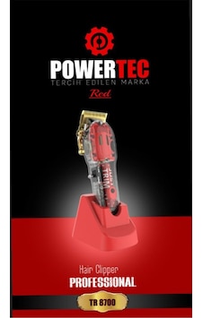 Powertec TR-8700 Saç Sakal Tıraş Makinesi (Black) Powertec TR-8700 Saç Sakal Tıraş Makinesi (Black)