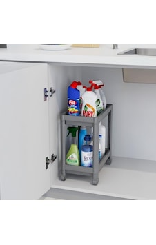 Deconox 2 Katlı Tekerlekli Tezgah Altı Düzenleyici, Mutfak, Banyo, Ardiye Ve Depo İçin Yer Tasarruflu Depolama Rafı Diğer Deconox 2 Katlı Tekerlekli Tezgah Altı Düzenleyici, Mutfak, Banyo, Ardiye Ve Depo İçin Yer Tasarruflu Depolama Rafı Diğer