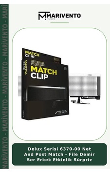 Delux Serisi 6370-00 Net And Post Match - File Demir Ser Erkek Etkinlik Sürpriz Belirtilmemiş