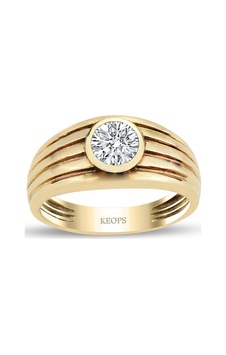 0.56 Karat F Renk Pırlanta Apollon Yüzük - Hrd Sertifikalı Gold 0.56 Karat F Renk Pırlanta Apollon Yüzük - Hrd Sertifikalı Gold