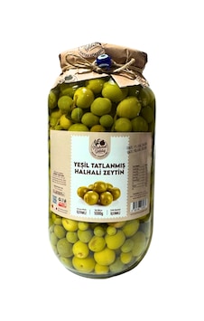 Yeşil Tatlanmış Halhali Zeytin 1kg Yeşil Tatlanmış Halhali Zeytin 1kg