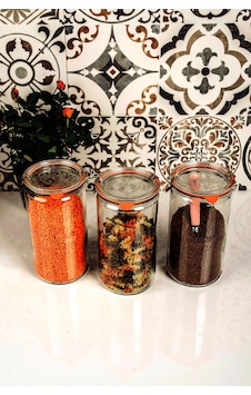 Weck 1590 Ml Silindir Kavanoz Set 3 Adet 974 Weck 1590 Ml Silindir Kavanoz Set 3 Adet 974