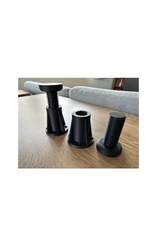 Ayarlanabilir Mobilya Ayağı Abs Dayanıklı Yükseklik Ayarlı Ayak 6 12 Cm Beyaz