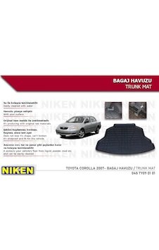 TOYOTA Corolla Uyumlu 2007 BAGAJ HAVUZU