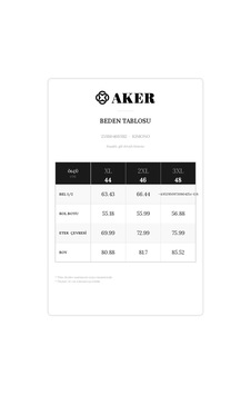 Aker Siyah Kumaş Broşlu Kimono Siyah Siyah
