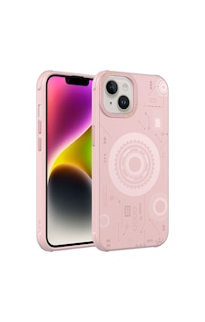 Apple Uyumlu iPhone 14 Plus Kılıf Zore Wireless Şarj Özellikli Desenli Hot Kılıf