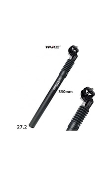 Wake Amortisörlü Kızaklı Sele Borusu - 27.2 Mm X 35 Cm Siyah Wake Amortisörlü Kızaklı Sele Borusu - 27.2 Mm X 35 Cm Siyah