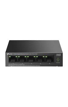 Tp-lınk Ls105gp, Green Tech, 5 Port, Gigabit, 4 Port Poe 65w, Metal Kasa, Yönetilemez, Masaüstü Switch