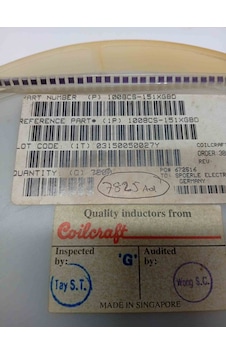 1008cs151xgbd Coılcraft Diğer Bobin 8 Adet 1008cs151xgbd Coılcraft Diğer Bobin 8 Adet