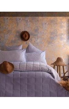 Apricitas Home Çift Kişilik Yatak Örtülü Set Ines Gri Ap83t00010025