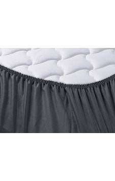 Menderes Home Cotton Collection Ranforce Çift Kişilik Fitted Düzboya Antrasit Çok Renkli