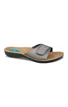 Ceyo 9808-15 Topuk Jelli Anatomik Taban Kadın Terlik Platin 36-40 Platin Ceyo 9808-15 Topuk Jelli Anatomik Taban Kadın Terlik Platin 36-40 Platin