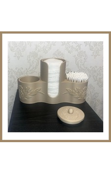 Bezos 3d Baskı Makyaj Pamuğu Ve Kulak Çubuğu Tutucu Çiçek Desenli Kapaklı Banyo Organizeri Bej 22 Bezos 3d Baskı Makyaj Pamuğu Ve Kulak Çubuğu Tutucu Çiçek Desenli Kapaklı Banyo Organizeri Bej 22