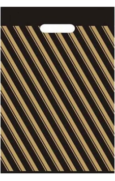 Siyah Çizgili Poşet No 3 33X45 Cm 50 Adet Takviyeli Poşet Siyah Çizgili Poşet No 3 33X45 Cm 50 Adet Takviyeli Poşet