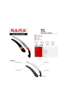Sara S659 Oval Kılıflı Testere 330 Mm, Isıl Işlem Görmüş Orta Diş, Fiber Sap Sara S659 Oval Kılıflı Testere 330 Mm, Isıl Işlem Görmüş Orta Diş, Fiber Sap
